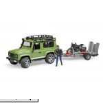 Bruder Land Rover Station Wagon with Trailer Scrambler Cafe Racer & Driver Vehicles Toys  B078WGR68G